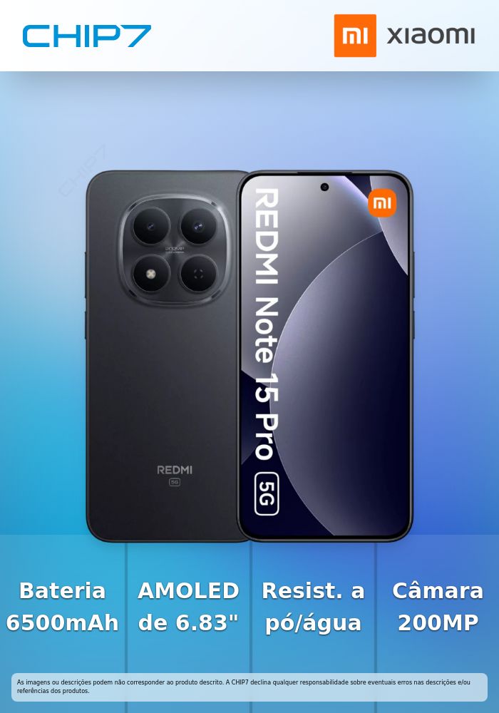 Smartphone Xiaomi Redmi Note 15 Pro+ (Plus) 5G 6.83