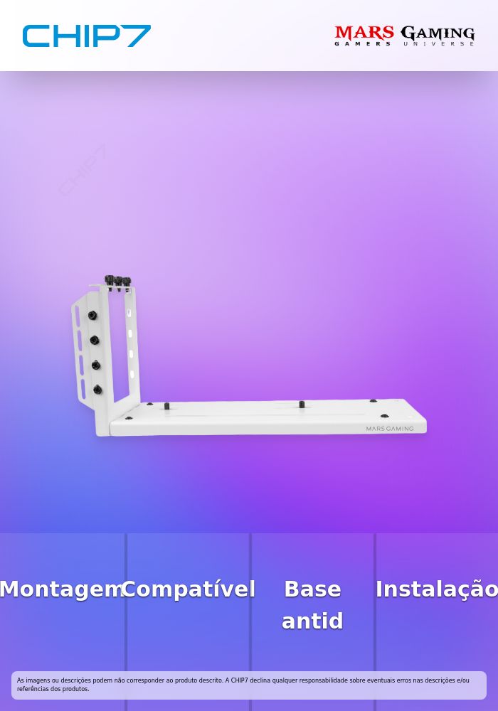 Suporte para placa gráfica Mars Gaming VGA MCA-GCV Branco