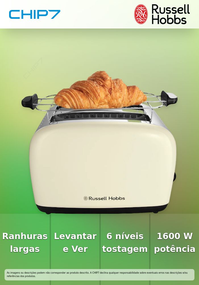 Torradeira Russell Hobbs 26551-56 | Creme
