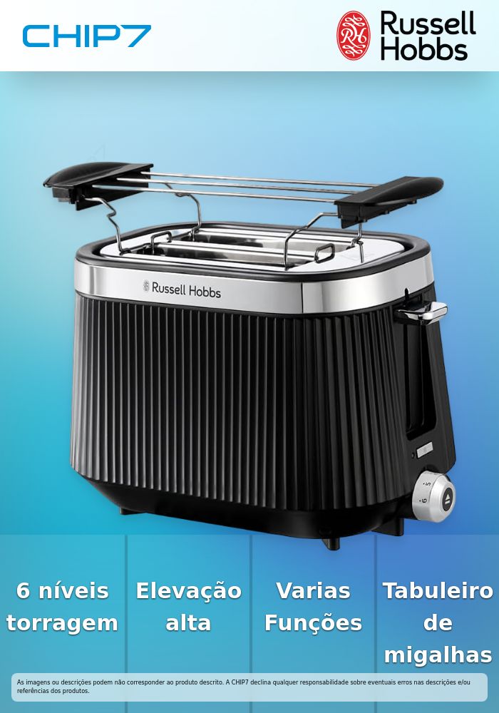 Torradeira Russell Hobbs Brontë | Preto