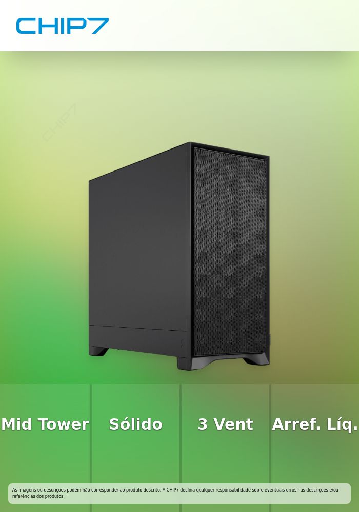 Caixa ATX Fractal Design Pop 2 Air Black Solid