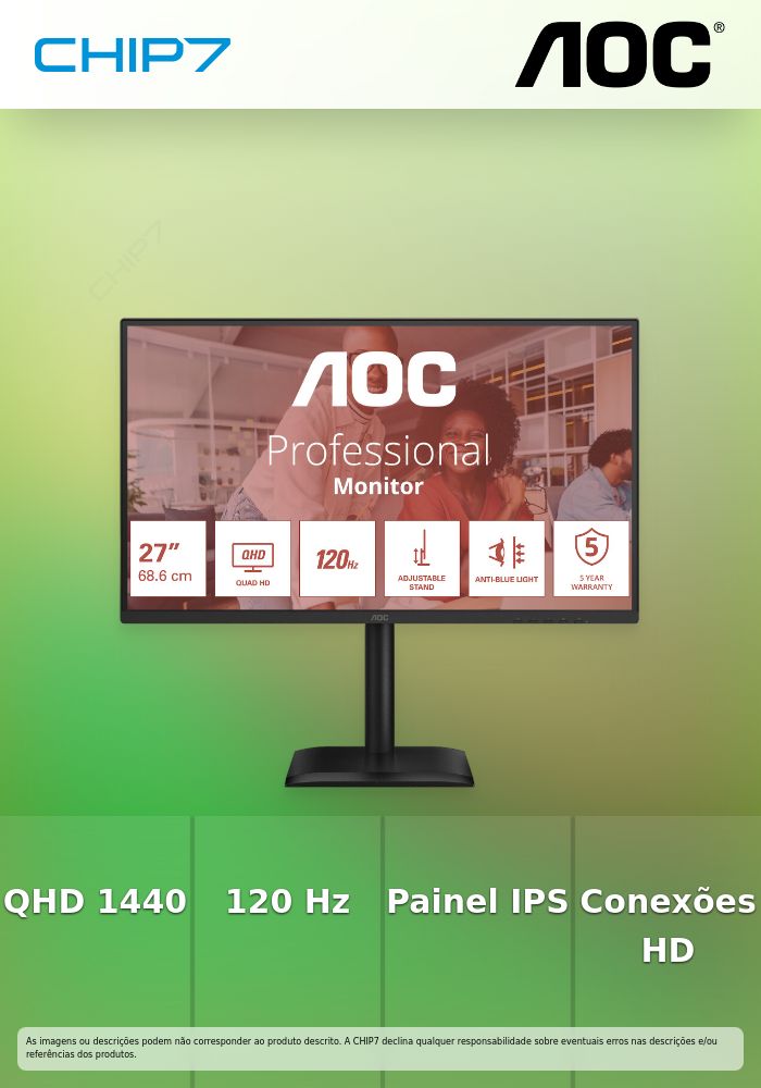 AOC Q27E4CV - Monitor LED - 27