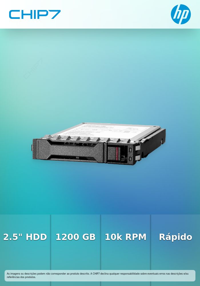 HPE 1.2TB SAS 10K SFF BC MV HDD #PROMO ATÉ 07-02