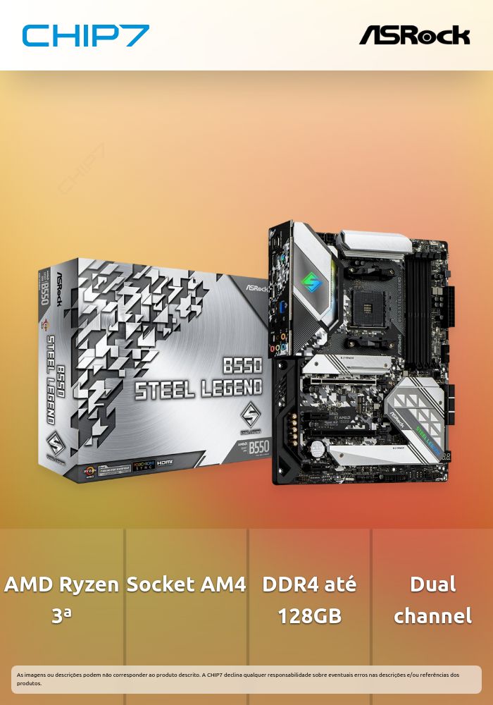 Motherboard ASRock B550 Steel Legend | CHIP7