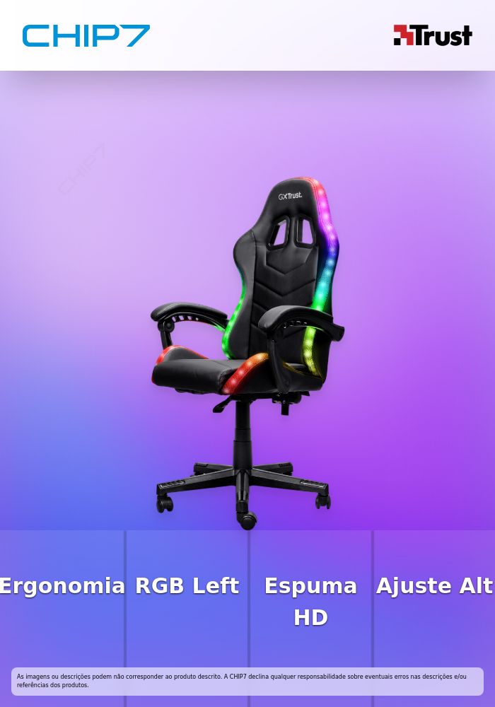 GXT 704 Roniq RGB Gaming Chair - válido até nova comunicação