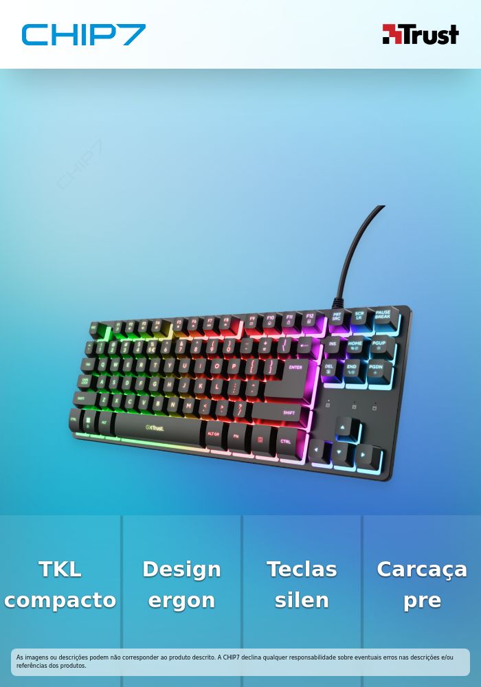 GXT 833 Thado TKL Keyboard PT - Black