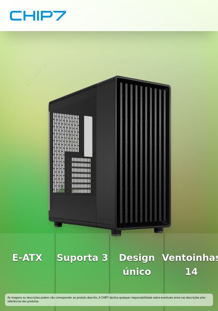 Caixa E-ATX Fractal Design North Momentum Edition TG Black