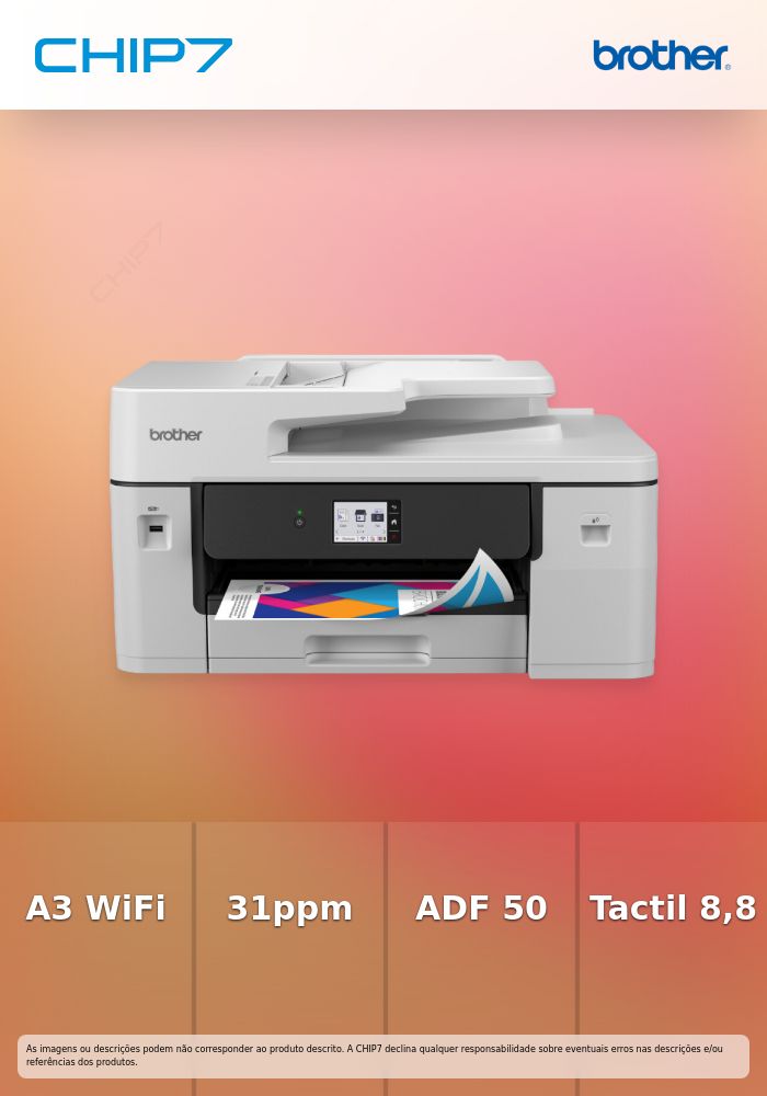 BROTHER MULTIF JATO TINTA NPROFISSIONAL MFCJ6760DW SUBST MFCJ6540DW