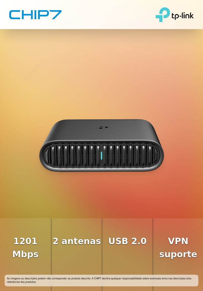 TP-LINK ROUTER DE VIAGEM WI-FI 6AX1500 DE BOLSO