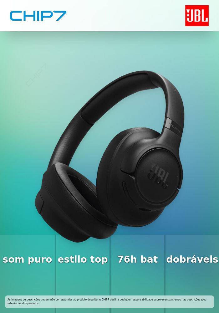 JBL HEADPHONES BLUETOOTH TUNE T730 BLACK