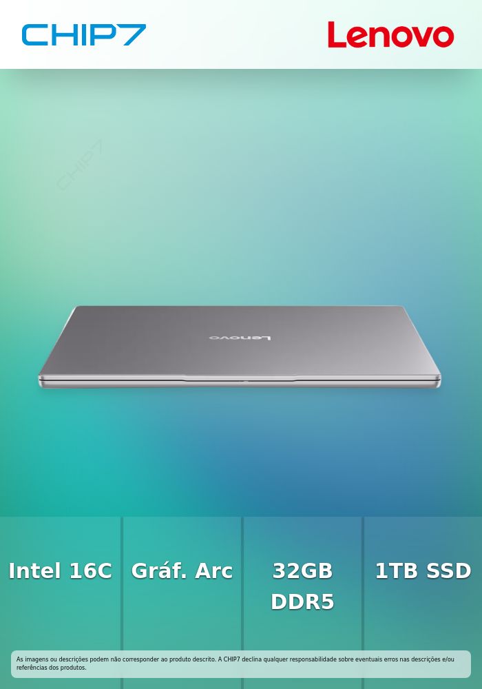 Portátil Lenovo - Intel Ultra 9 185H / Intel Arc Graphics / 32GB DDR5 / 1TB SSD / 16