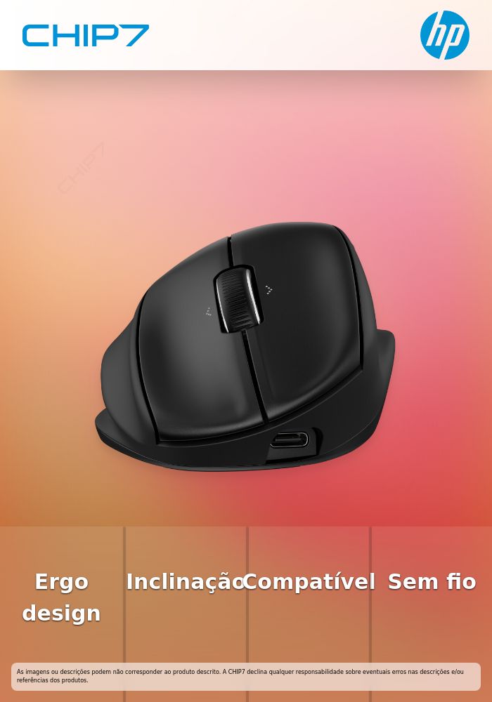 Rato ergonómico com inclinação HP 720M