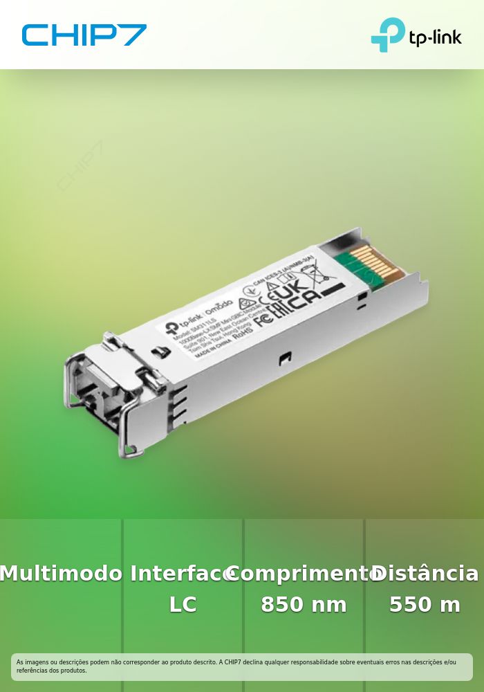 TP-LINK MODULO SFP INDUSTRIAL MMF OMADA 1000BASE-SX