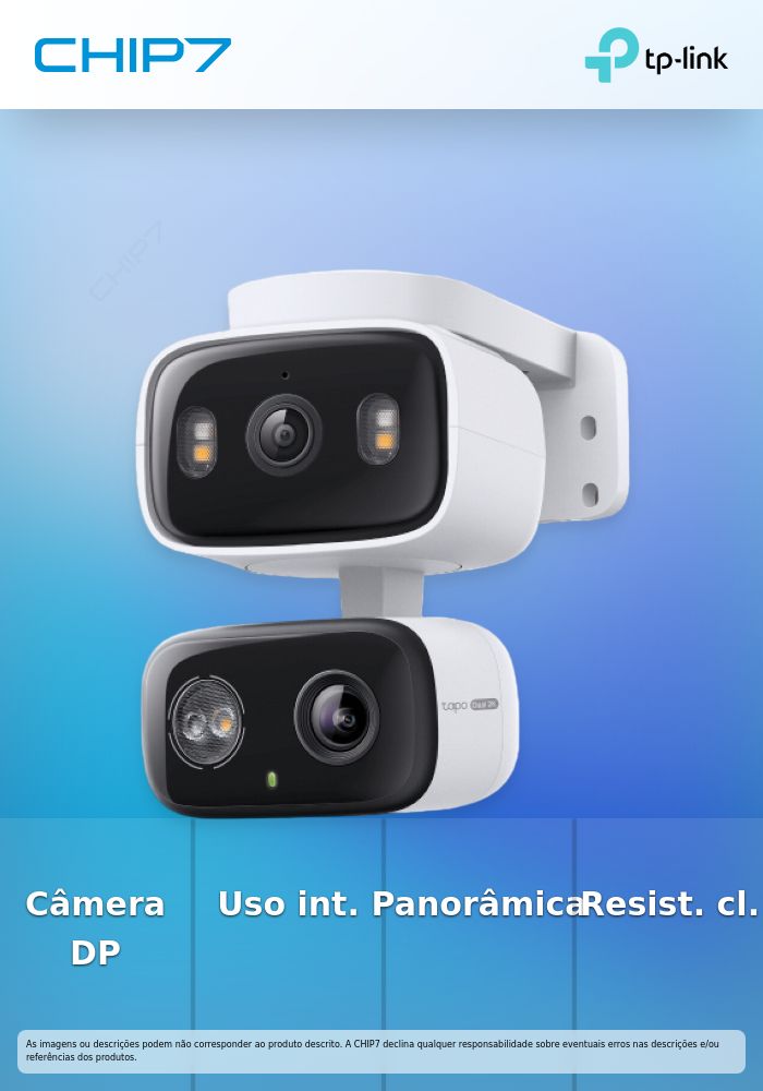 Indoor/Outdoor Dual Lens Pan/Tilt Security Camera