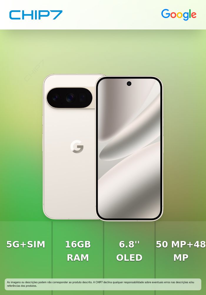Google Pixel 10 Pro XL - 5G smartphone - SIM duplo - RAM 16 GB / Memória Interna 256 GB - visor OLED - 6.8