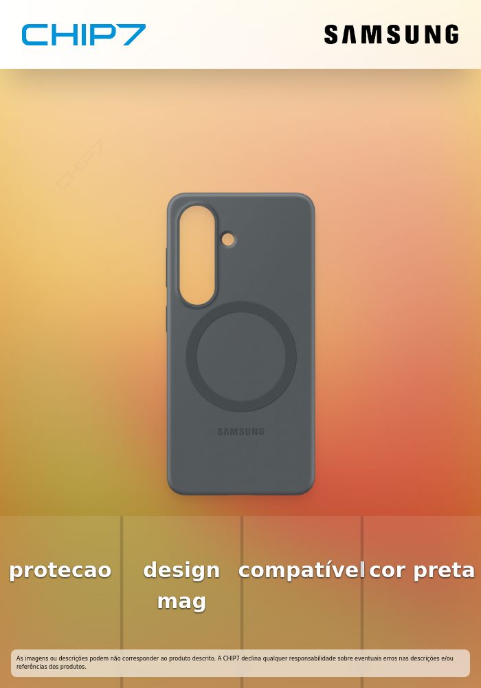 FUNDA SILICON MAGN NEGRA GALAXY S26