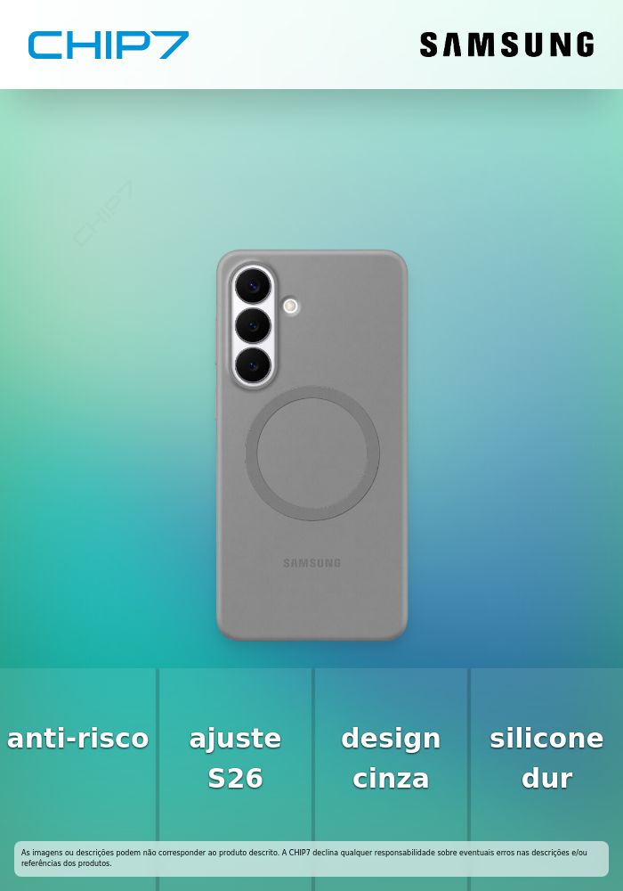 FUNDA SILICON MAGN GRIS GALAXY S26+