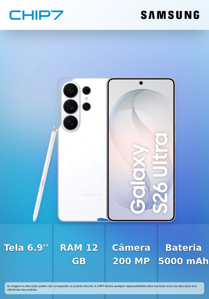 SAMSUNG SMARTPHONE GALAXY S26 ULTRA 12GB 256GB BRANCO