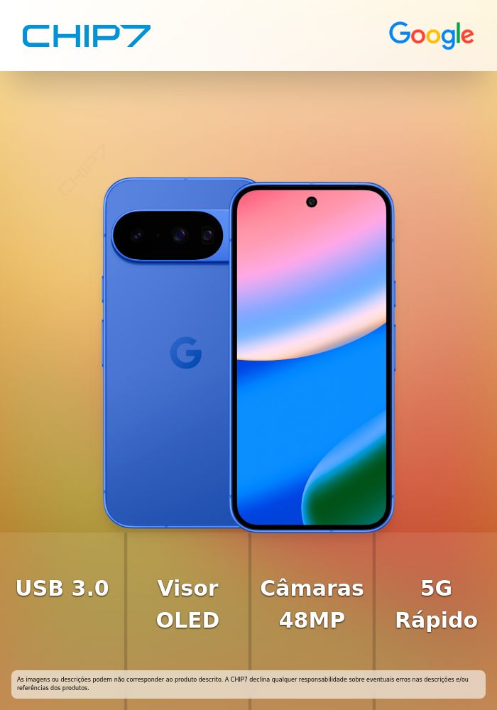 Google Pixel 10 - 5G smartphone - SIM duplo - RAM 12 GB / Memória Interna 256 GB - visor OLED - 6.3
