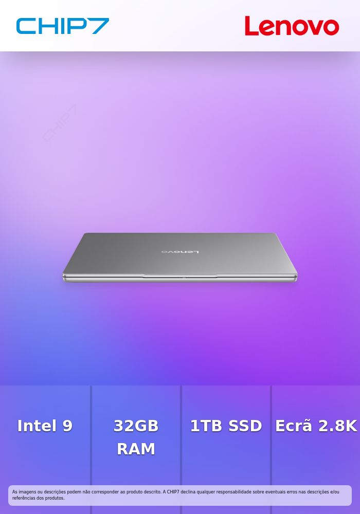 Portátil Lenovo - Intel Ultra 9 185H / 32GB RAM / 1TB SSD / 14