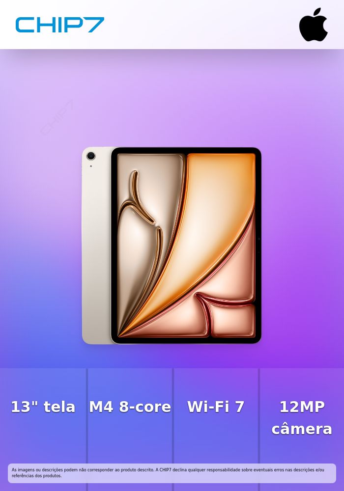 iPad Air 13 M4 Wifi 128GB Starlight