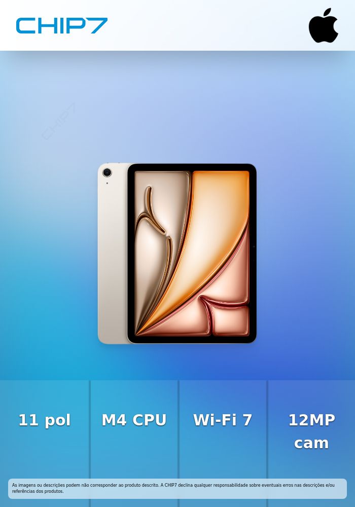 iPad Air 11 M4 Wifi 256GB Starlight