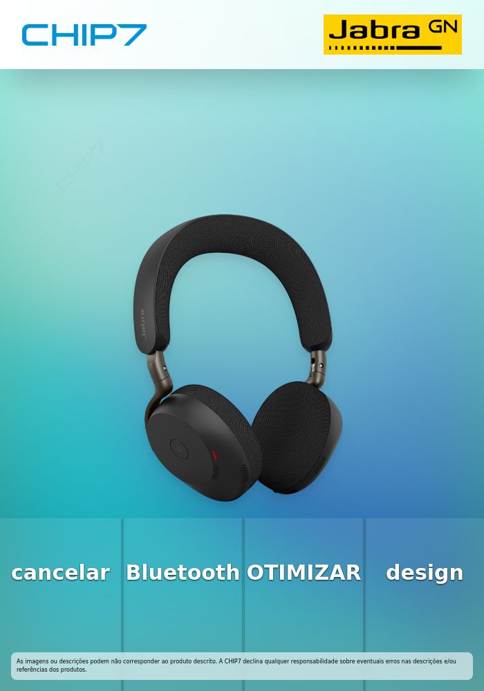 Jabra Evolve3 75 MS - Auscultadores - no ouvido - bluetooth - sem fios - cancelamento de ruído activo - USB-A via adaptador Bluetooth - isolamento de ruído - preto - Otimizado para Microsoft Teams