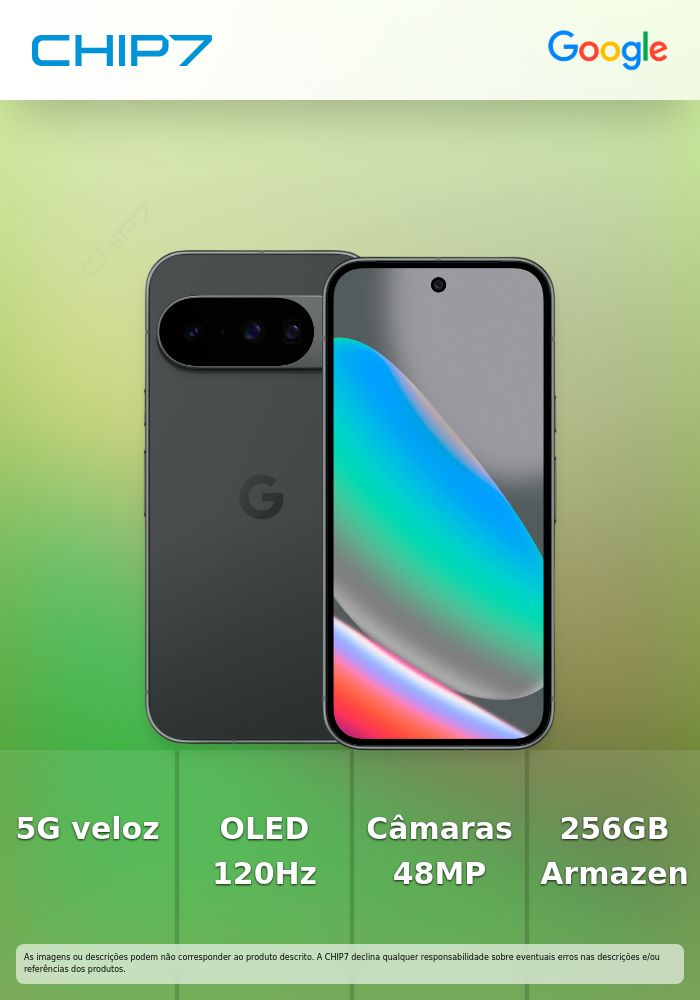 Google Pixel 10 - 5G smartphone - SIM duplo - RAM 12 GB / Memória Interna 256 GB - visor OLED - 6.3