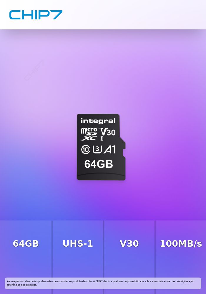 INTEGRAL SD MICRO 64GB 100MB