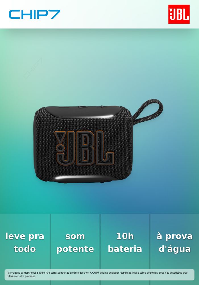 JBL COLUNA BLUETOOTH GO 5 BLACK