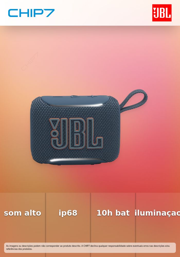 JBL COLUNA BLUETOOTH GO 5 BLUE