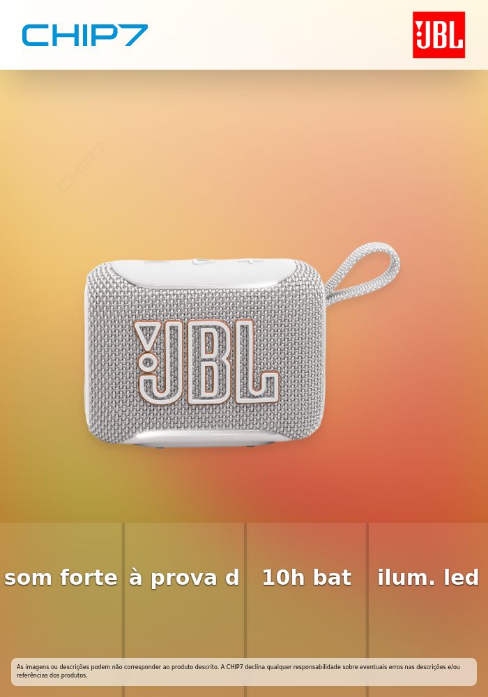 JBL COLUNA BLUETOOTH GO 5 WHITE