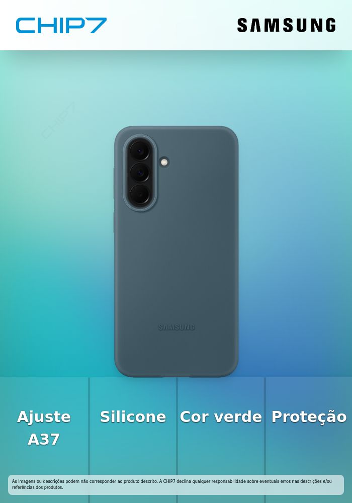 SAMSUNG Capa Silicone A37 Verde Escuro