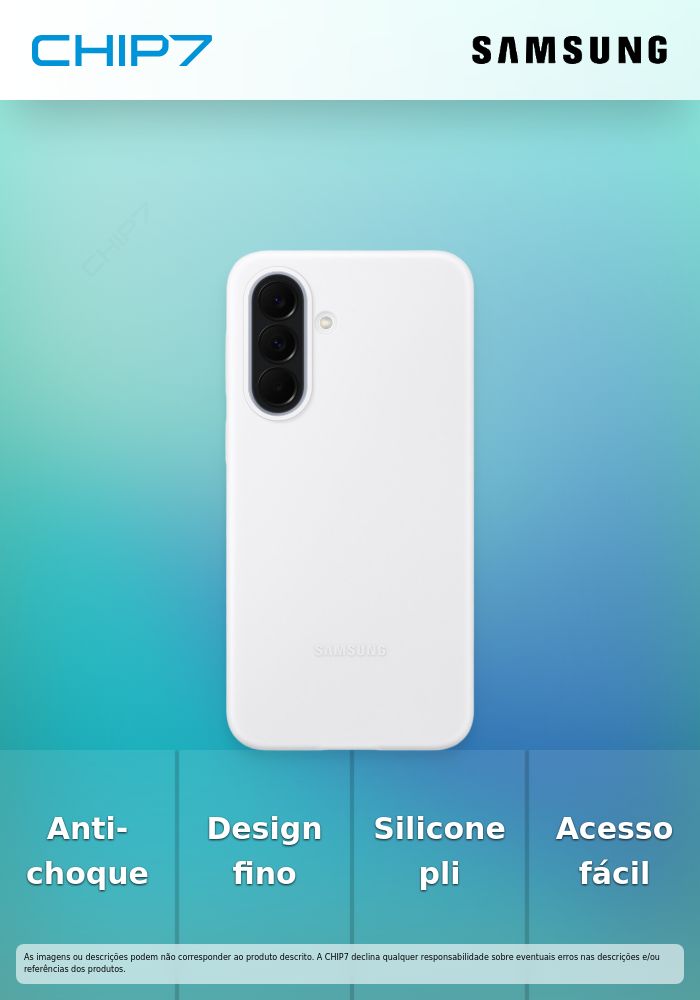 SAMSUNG Capa Silicone A37 Cinzento Claro
