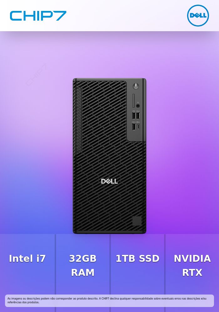 DELL PRO PRECISION 7 TOWER T1 PW7T1260 U7-265 32GB 1TB RTX 500 W11P 3Y