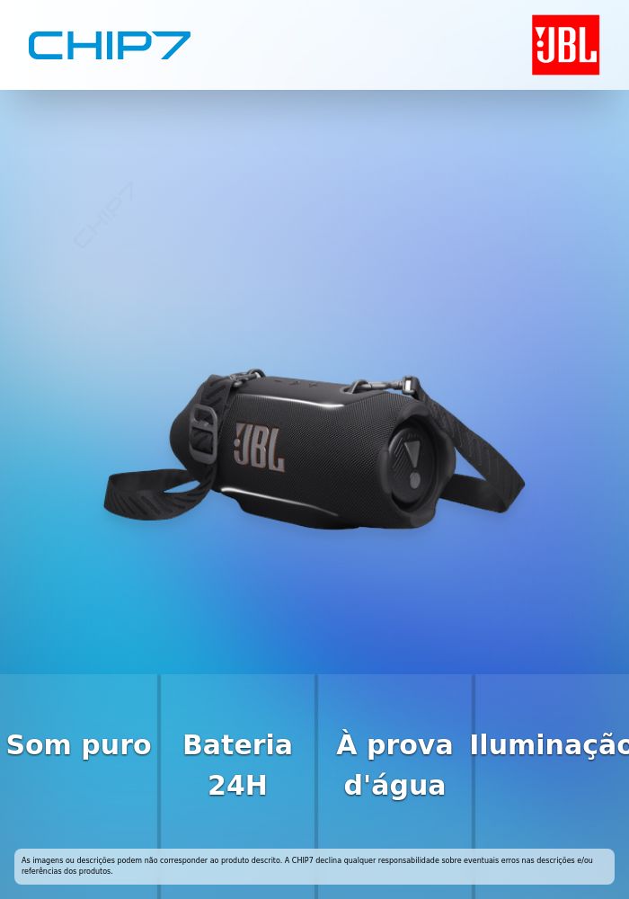 JBL COLUNA BLUETOOTH XTREME 5 BLACK (SEM CARREGADOR)