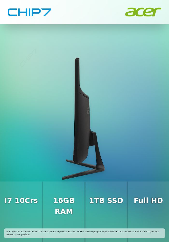 Computador All-In-One - Intel I7 1355U / 16GB RAM / 1TB SSD / 27