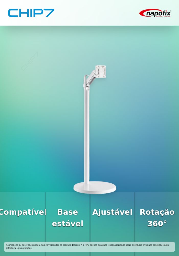NAPOFIX Suporte de Chão Carrinho para Monitor 13-35inch