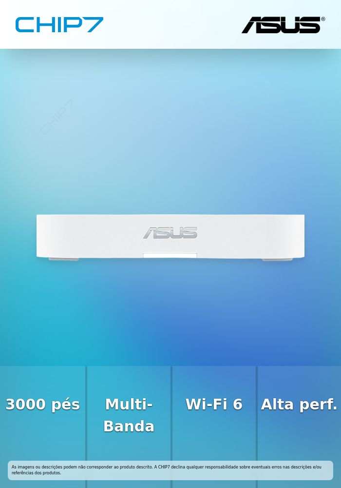 ASUS ZenWiFi BT8 - Sistema Wi-Fi - (router) - até 3000 pés quadrados - rede 2.5GbE, 5GbE, 10GbE Multi-Banda