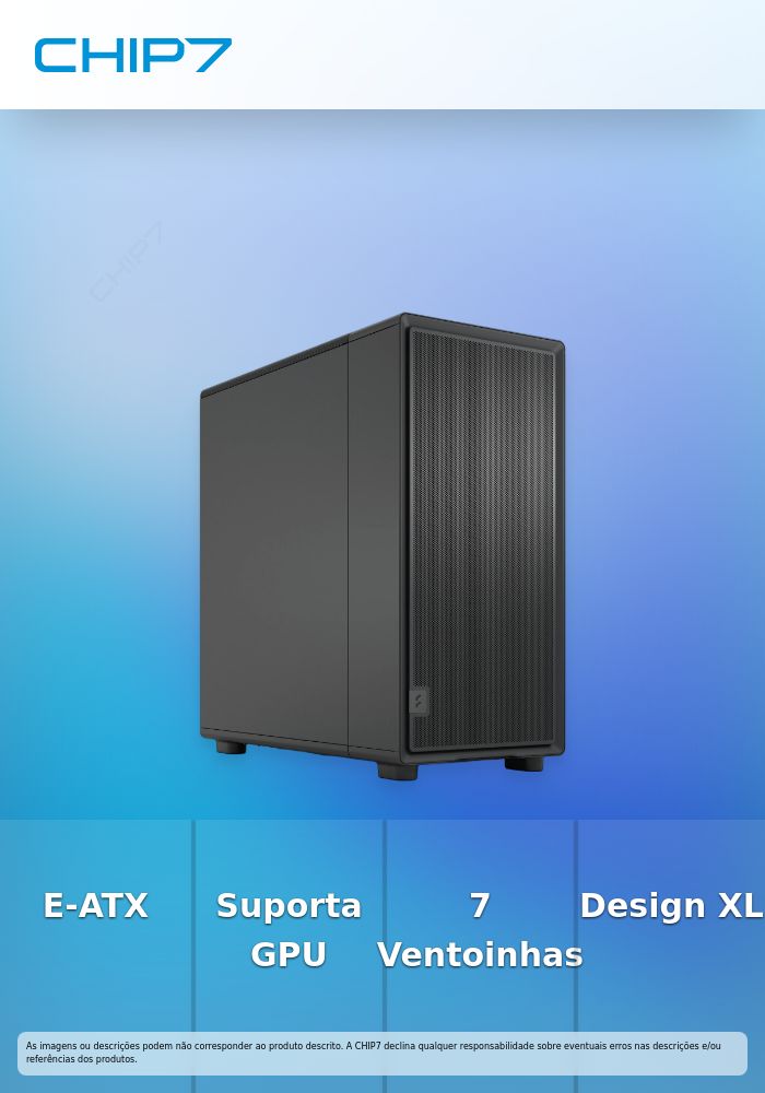 Caixa E-ATX Fractal Design Epoch XL Black Solid