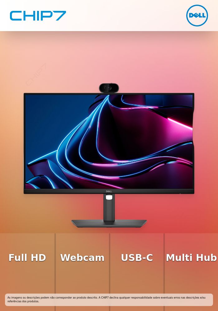 Dell Pro P 24 USB-C Hub Webcam Monitor - P2426HEV