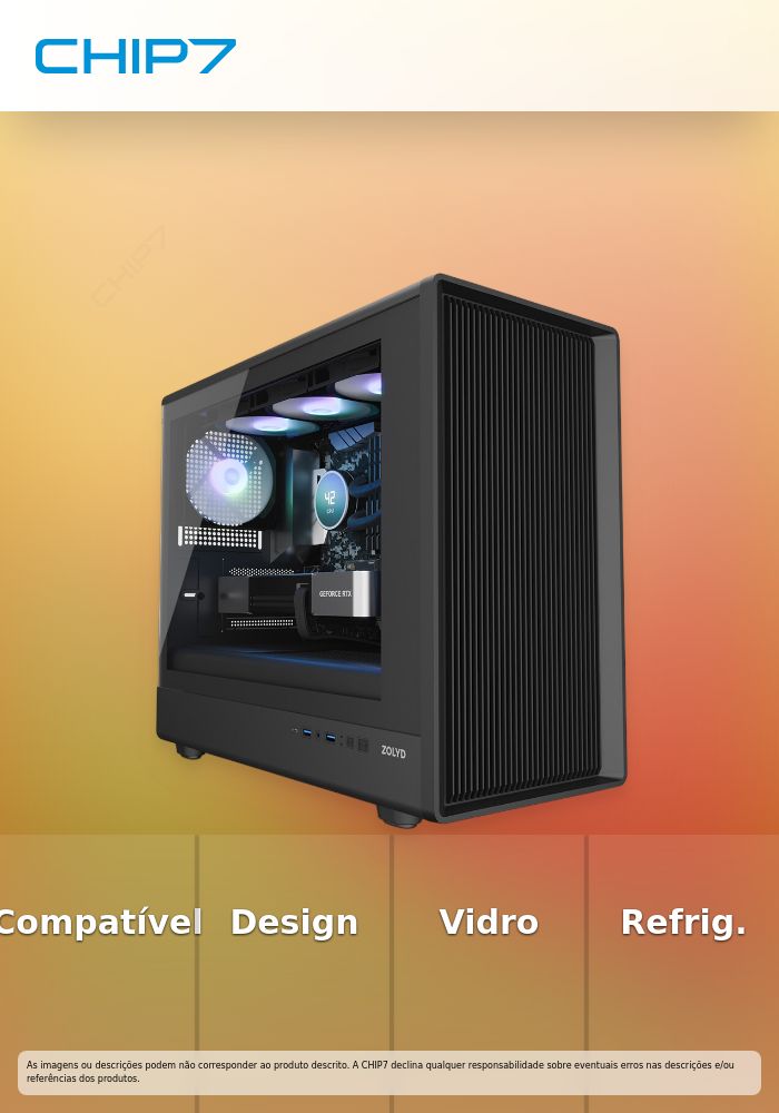 Zolyd Neo Series Karion Black - Caixa de Computador Micro-ATX