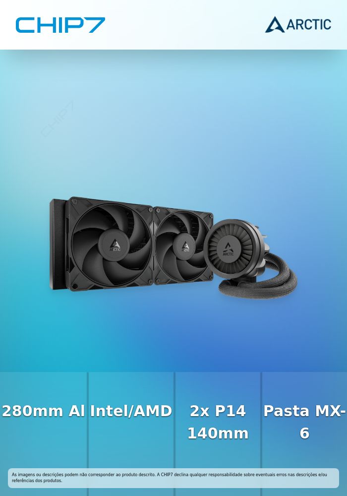 Water Cooler CPU AIO Arctic Liquid Freezer III PRO - 280mm