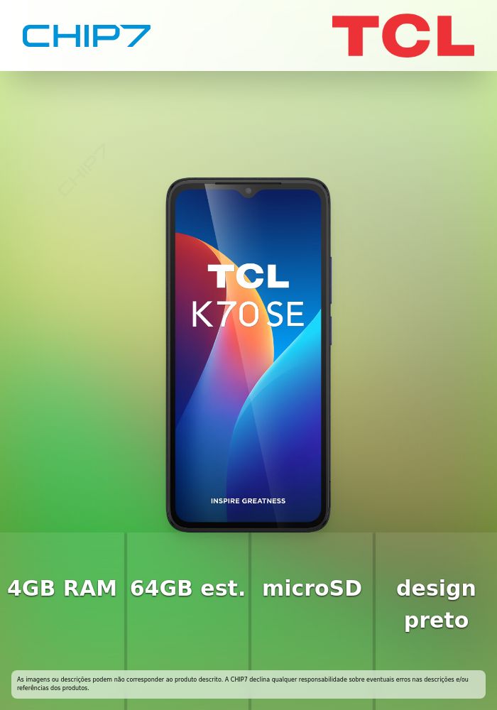 TCL K70 SE - (4+8GB|64GB) - BLACK