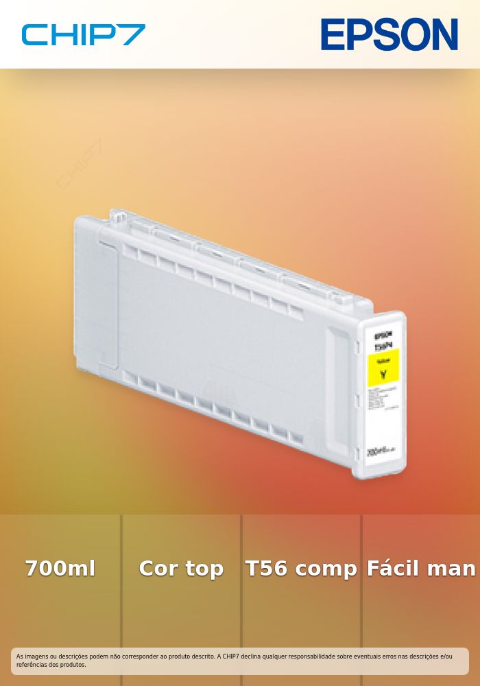 T56P4 Yellow Ink Cartridge 700ml