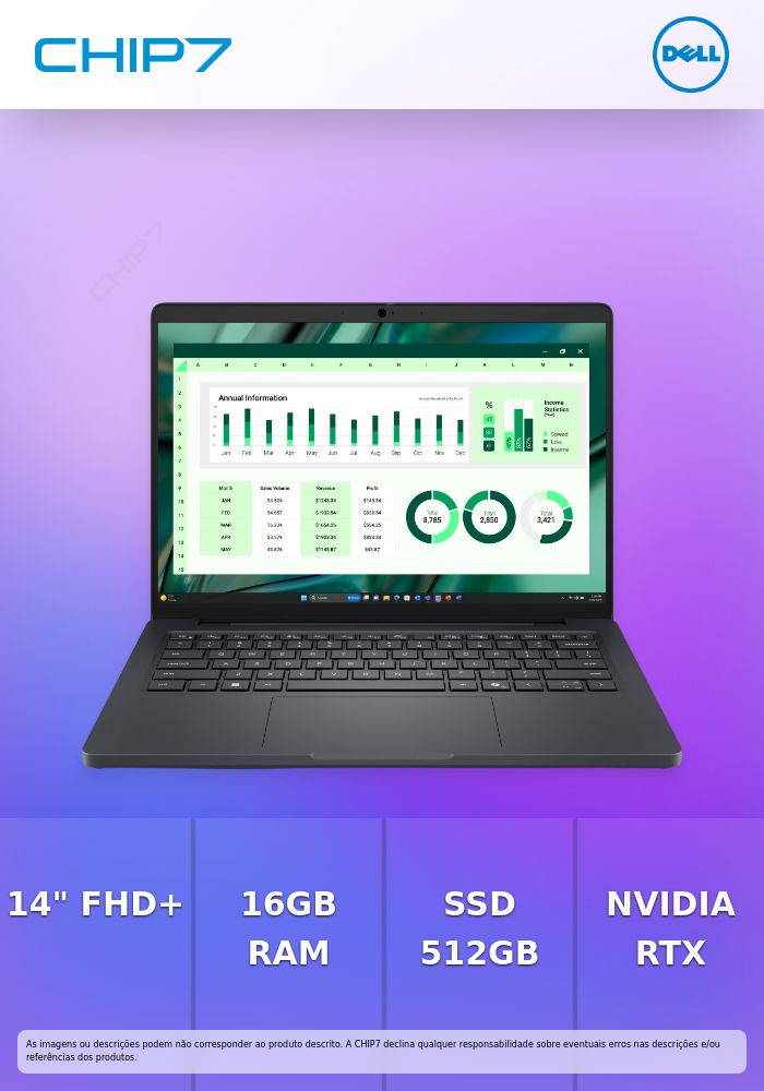 DELL PRO MAX 14 MC14250 U7-265H 16GB 512GB 14