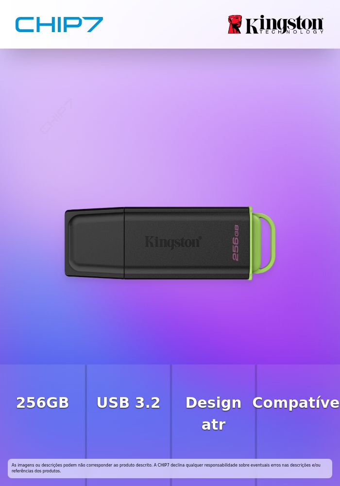KINGSTON PEN 256GB USB 3.2 GEN1 DATATRAVELER EXODIA BLACK/GREEN