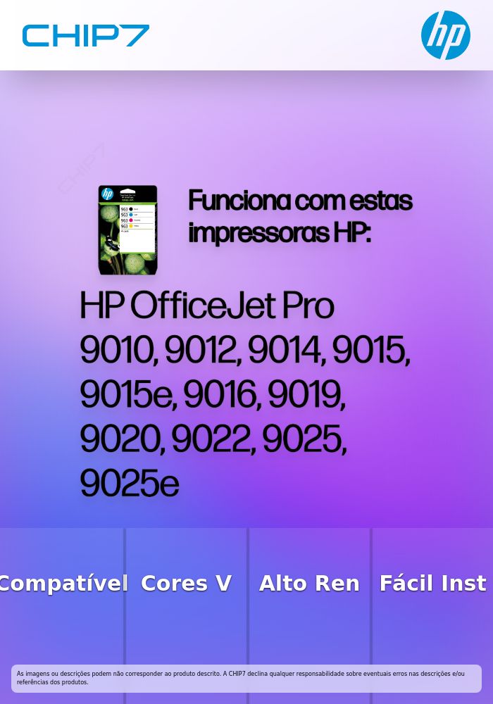 PACK TINTA HP 963 CMYK