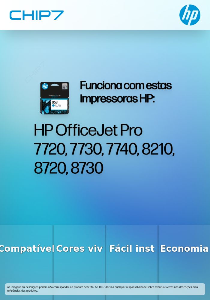 HP 953 CIAN TINTA
