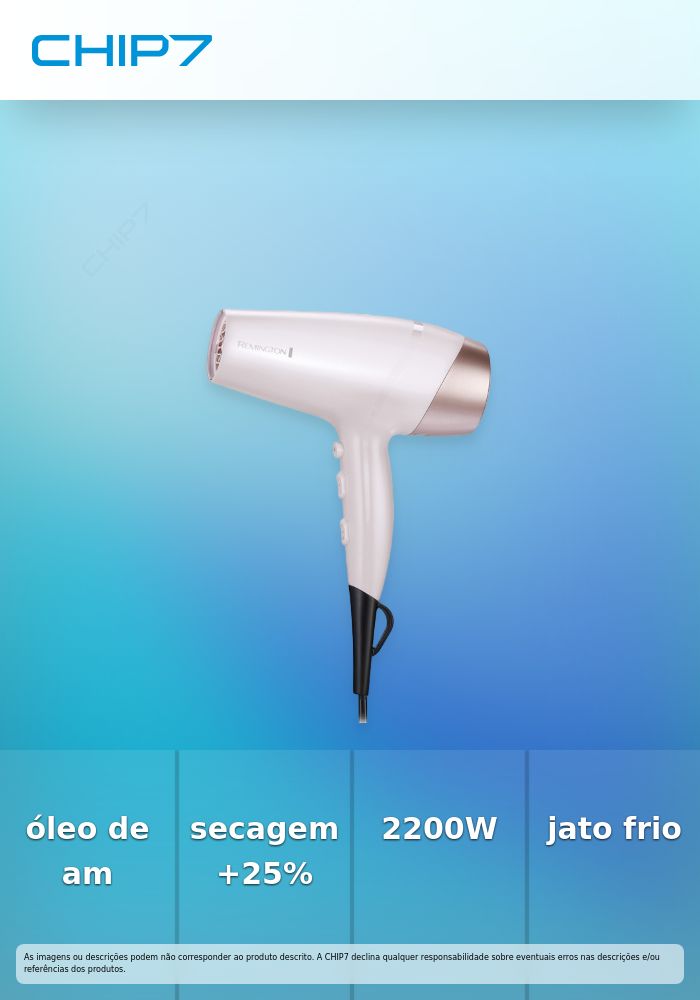 Secador de cabelo Remington E51 Almond Allure - D4807